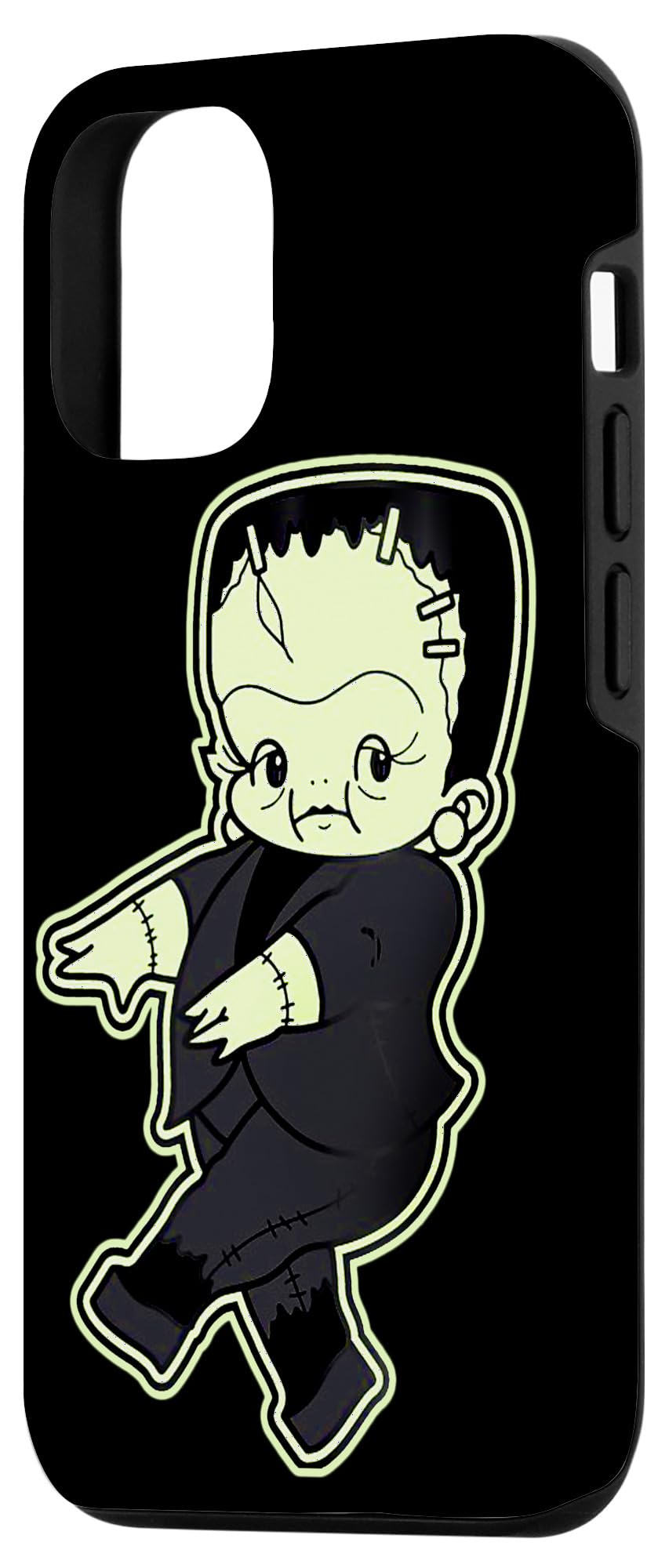 iPhone 12/12 Pro Kewpie Baby Frankenstein Monster Case - Image 2