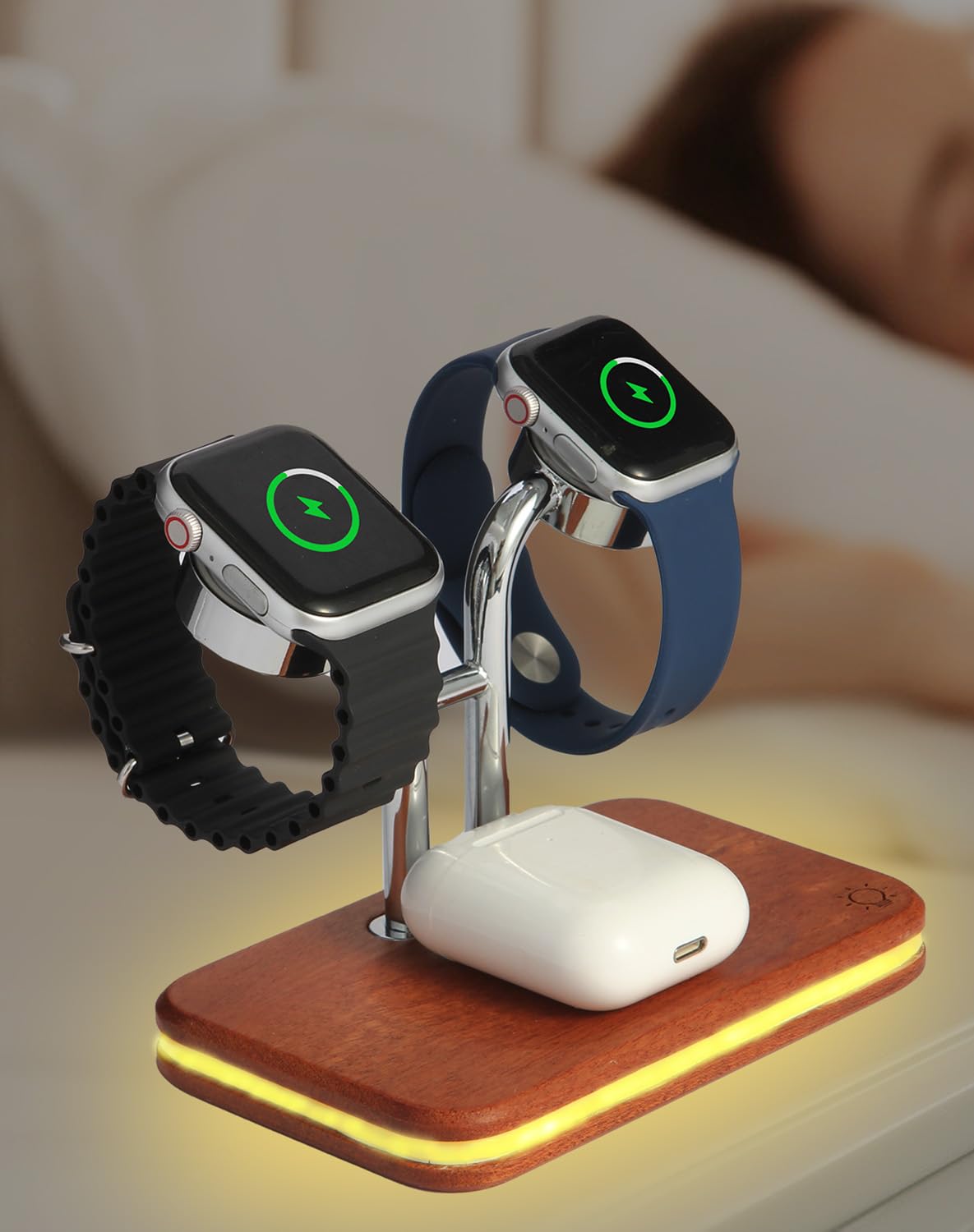 Amazon.co.jp: アップルウォッチ 充電器 2台,適合Apple Watch Series 9 