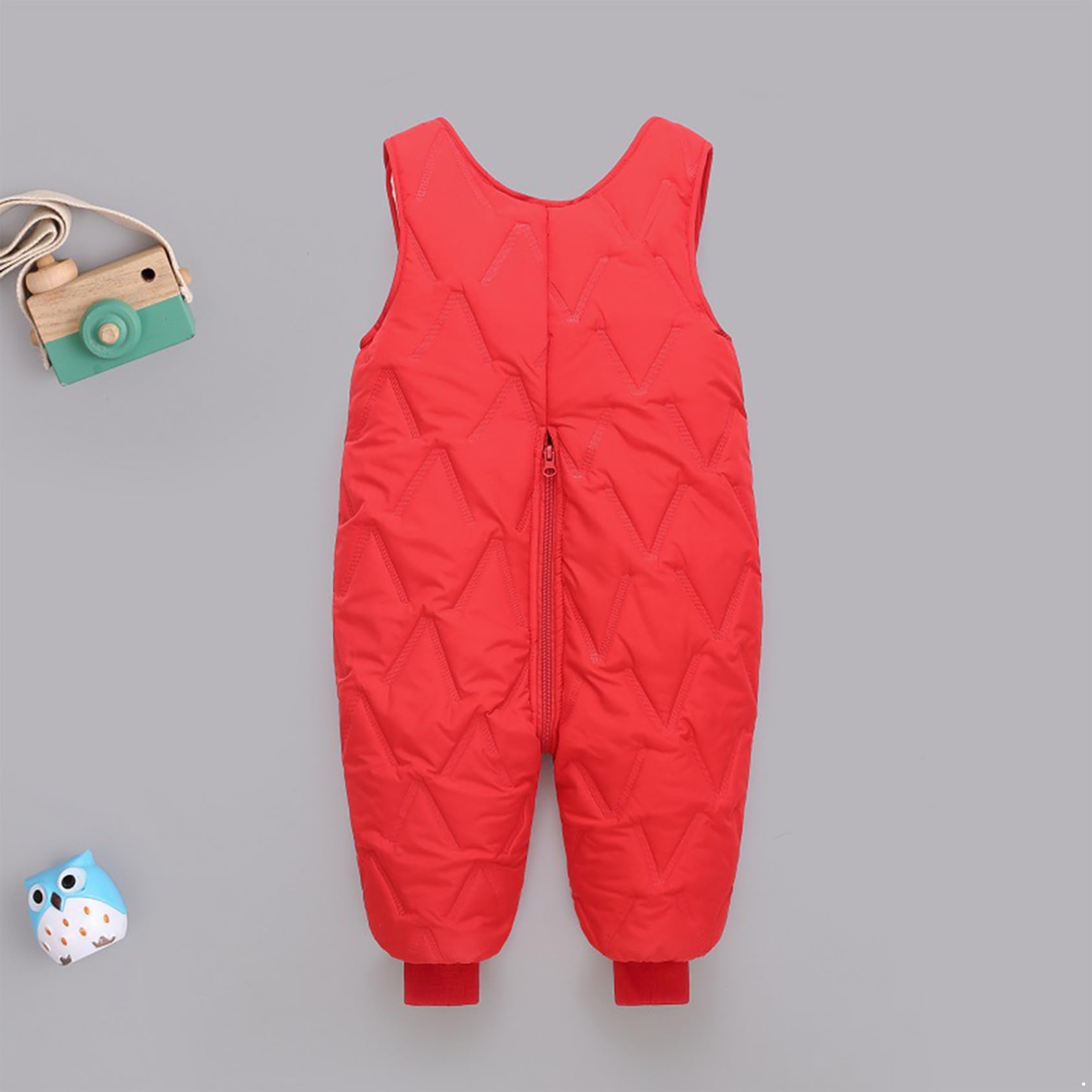 Jhaoyu Pantalones de plumón para bebé, ligeros, cálidos, para la nieve, para niños y niñas, resistentes al viento, pantalones de esquí al aire libre, tallas 74-104