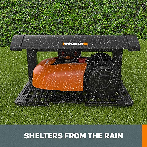 WORX WA0810 Landroid Garage with Flip up Cover, Gray by Worx - Image 6