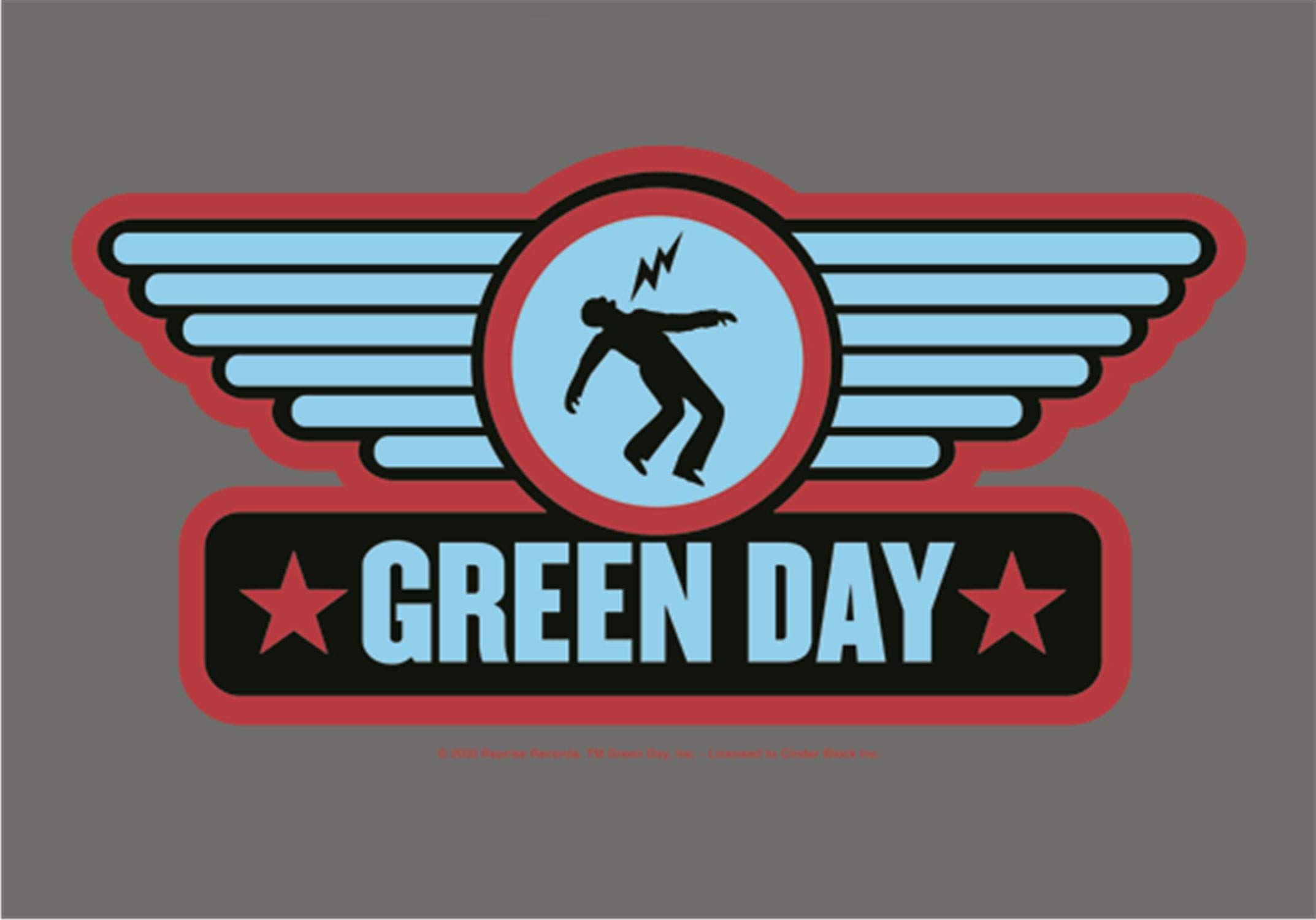 Heart Rock Green Day Wing's Flag Poster Flag