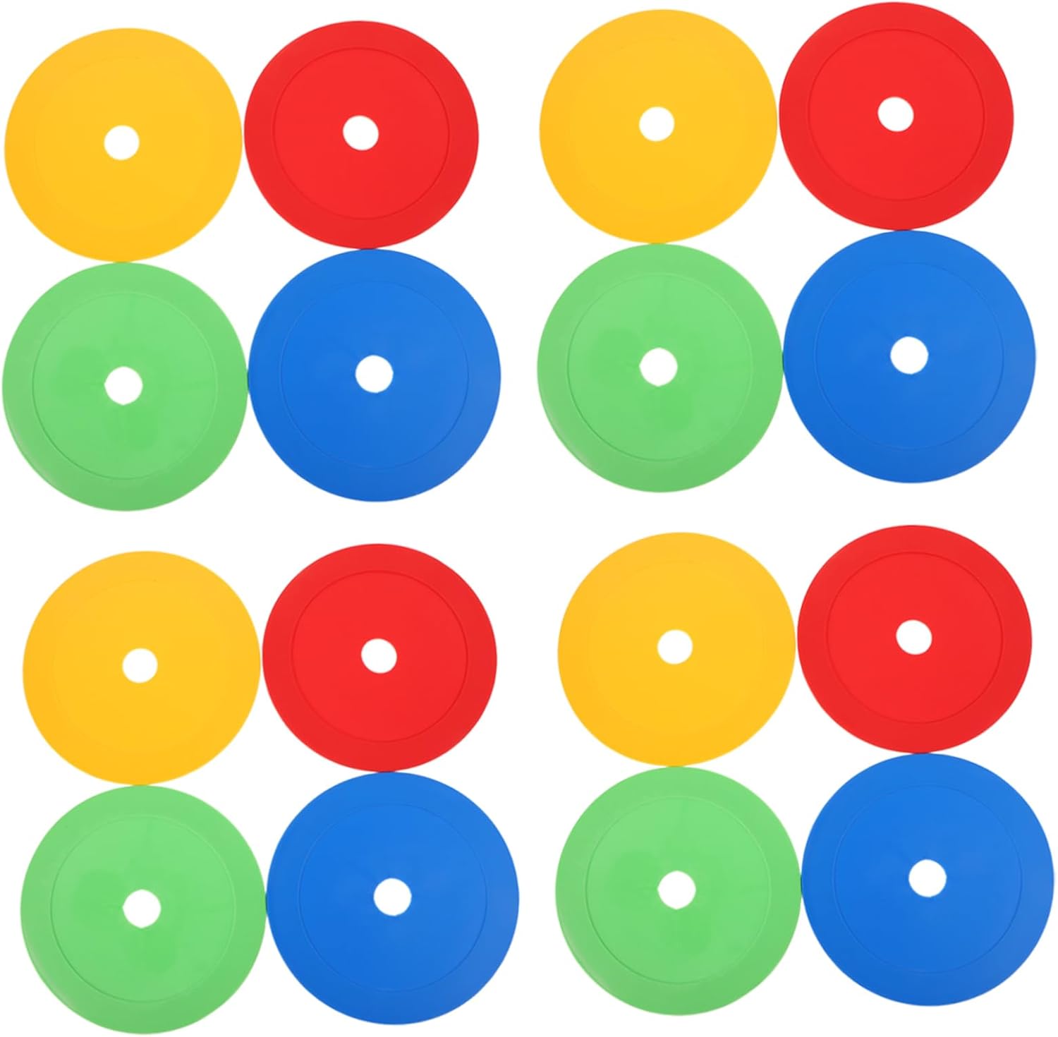 25Pcs Flat Non Slip Agility Spot Markers for Soccer Basketball Training Durable Discs for Enhanced Performance and Versatile Exercises