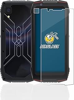 brotect Glass Screen Protector Film compatible with Cubot King Kong Mini 3 (Front+Camera) - Glass-Foil 9H Protection [Scratch Resistant, High Clarity]