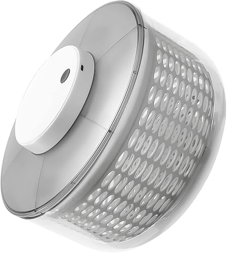 Escurridor para lavadora de verduras, 500 rpm, eléctrico, recargable, desmontable, para ensalada (152.2 fl oz, 9.8 x 9.8 x 5.9 in9.8 x 9.8 x 5.9