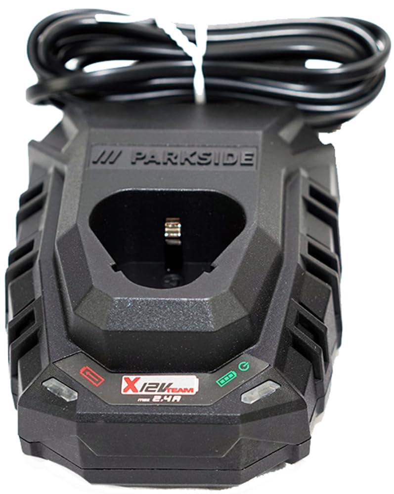 HEADNMORE® Pack Parkside® 12 V - 1 batteria 4 Ah 4 Ah PAPK 12 B4 + 1 caricabatterie PLGK 12 A3 2,4 A - Batteria per utensili + portachiavi HEADNMORE®