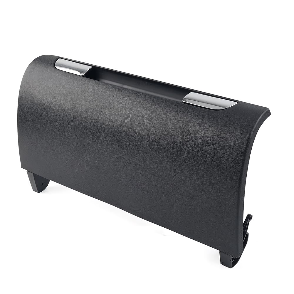 SIKUAI Cubierta de manija de pestillo de cerradura de compartimento de guantera interior negra automática para A3 S3 8P 2004-2012