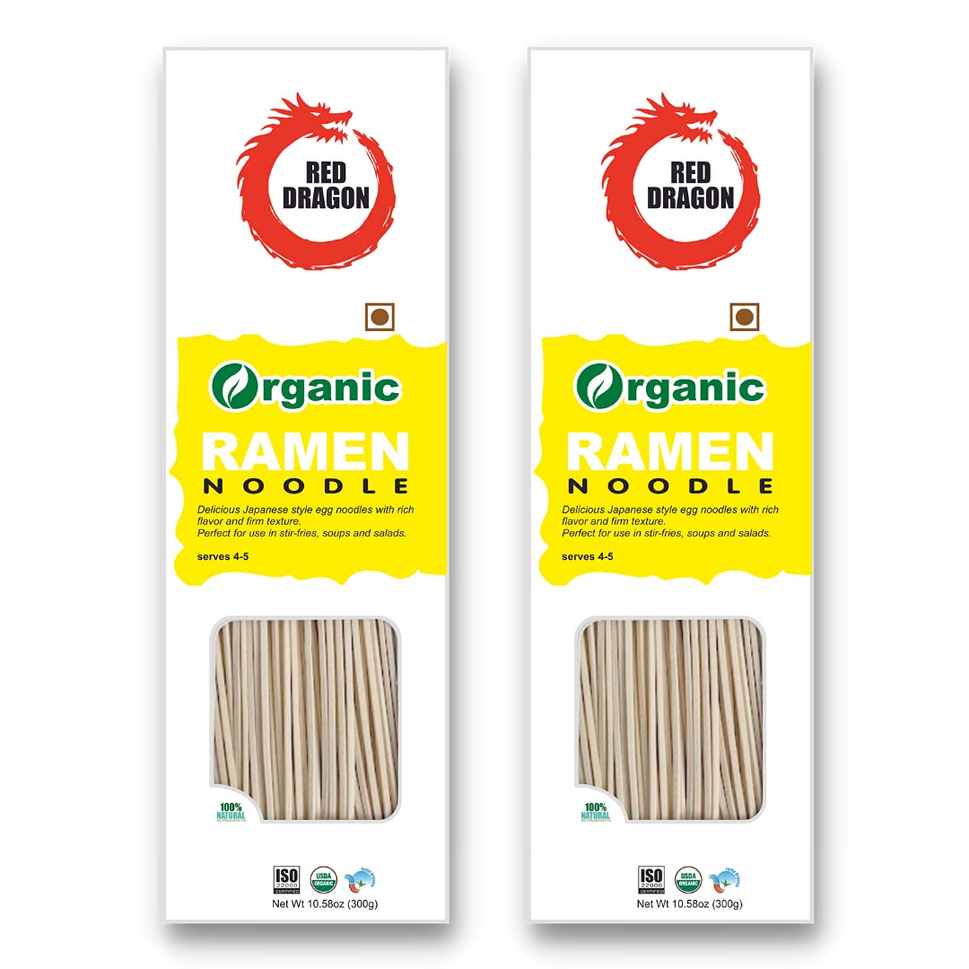 Red Dragon Japanese Ramen Noodles Fresh And Delicious Organic Tasty Cuisine 600G (Pack Of 2) |No Preservatives, Low Carb, 600 grams (B097ZZFJ6M) Amazon Price History, Amazon Price Tracker