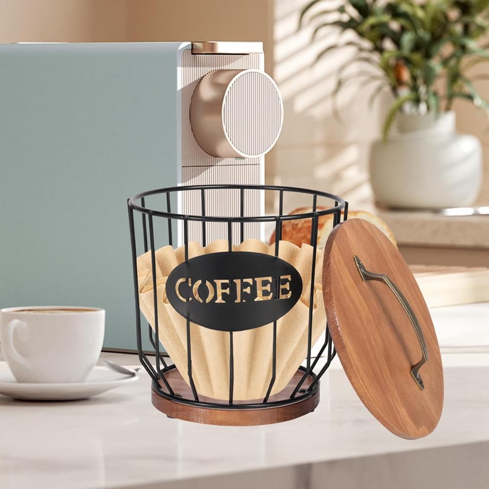 Porta Cialde Caffè In Metallo - Organizer Per Capsule Espresso, Grande Capacità 90 Cialde, Design Compatto
