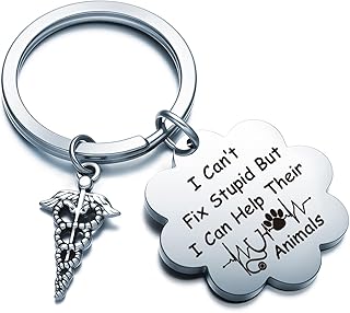 Vet Tech Gifts Veterinarian Gifts Veterinary Keychain Medical Vet Assistant Essentials Keychain