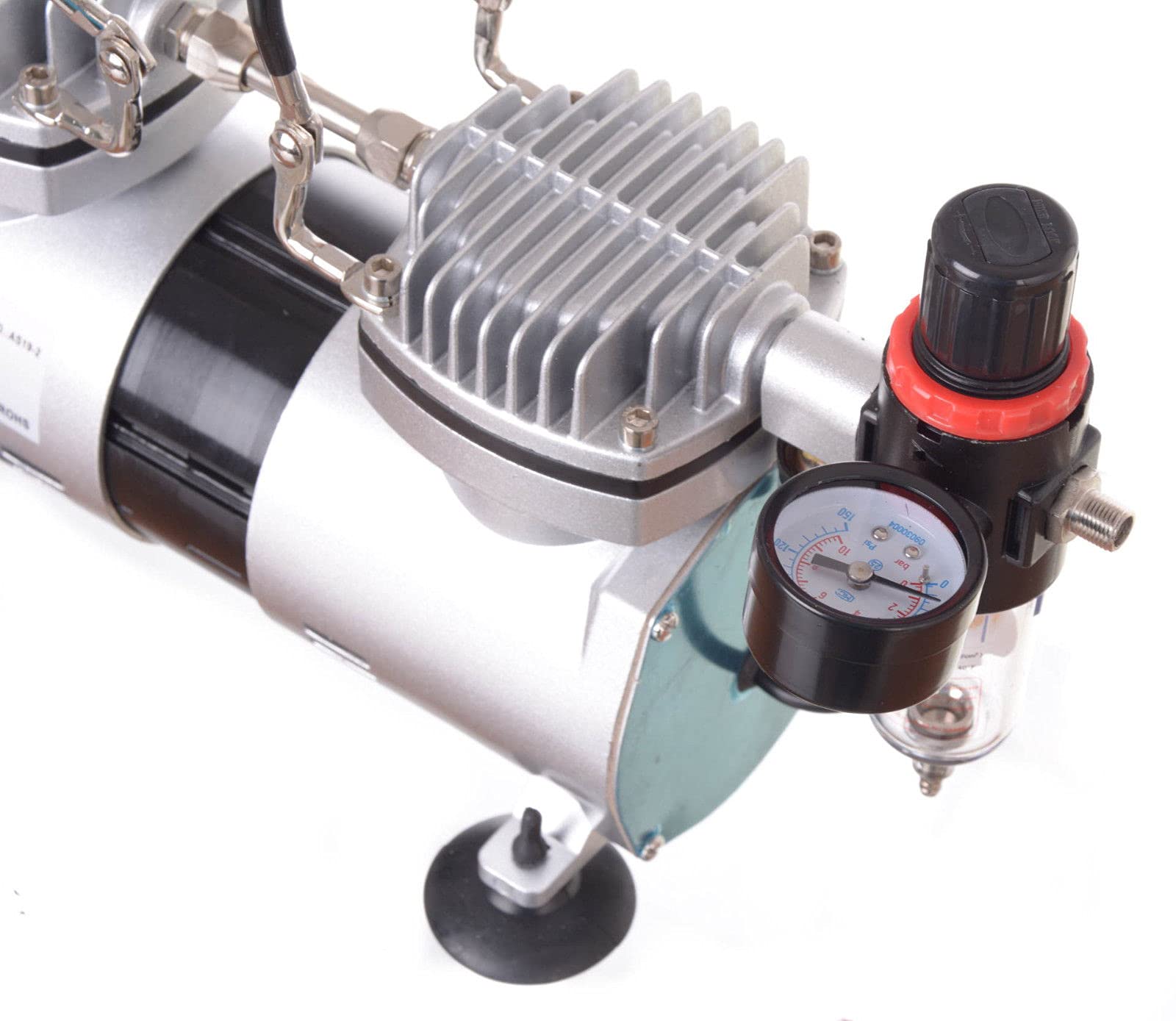 Compressore leggero per aerografo compressore riduttore di pressione due cilindri