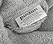 Amazon Brand – Pinzon Unisex Terry Bathrobe 100% Cotton, Platinum, Medium-Large