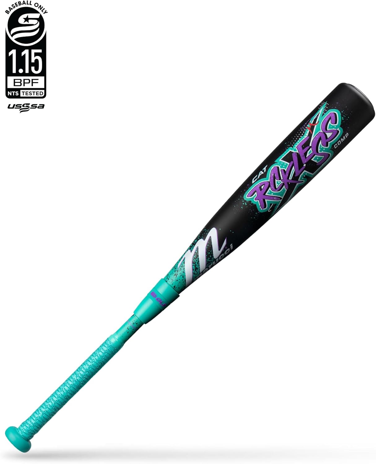 Marucci CATX RCKLESS Composite, Junior Big Barrel USSSA, -10 Drop, 2 3/4" Barrel, Medium-Load, 26" / 16 oz