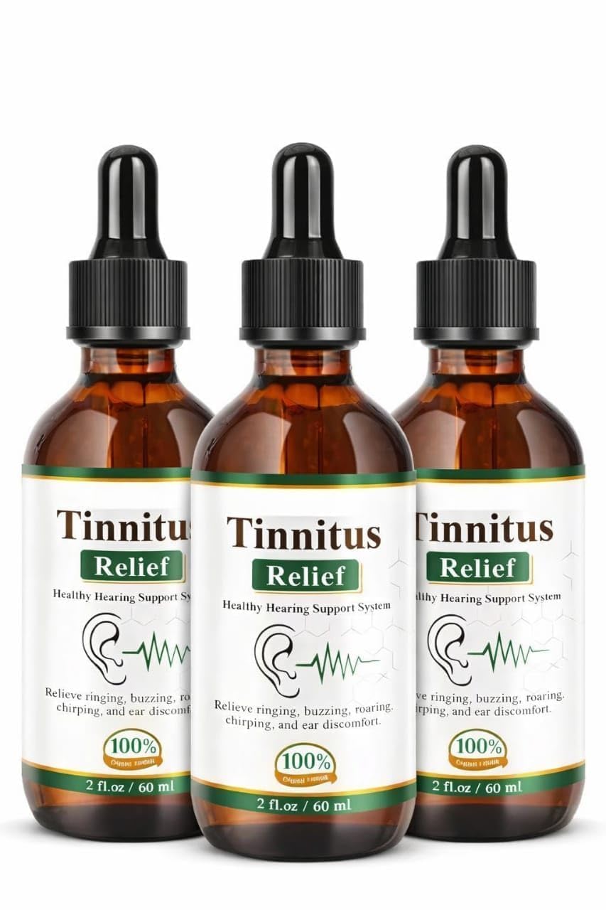 Buy Tinnitus Relief Drops 60ml – Herbal Ear Oil for Ringing, Buzzing & Ear  Discomfort | Natural Hearing Support Formula | Soothing Ear Care Drops  (Pack OF_3) Online at Low Prices in