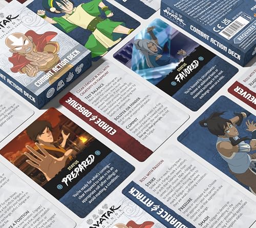 Image of Magpie Games Avatar Legends The Roleplaying Game: Combat Action Deck Expansion - 55 Card Combat Deck