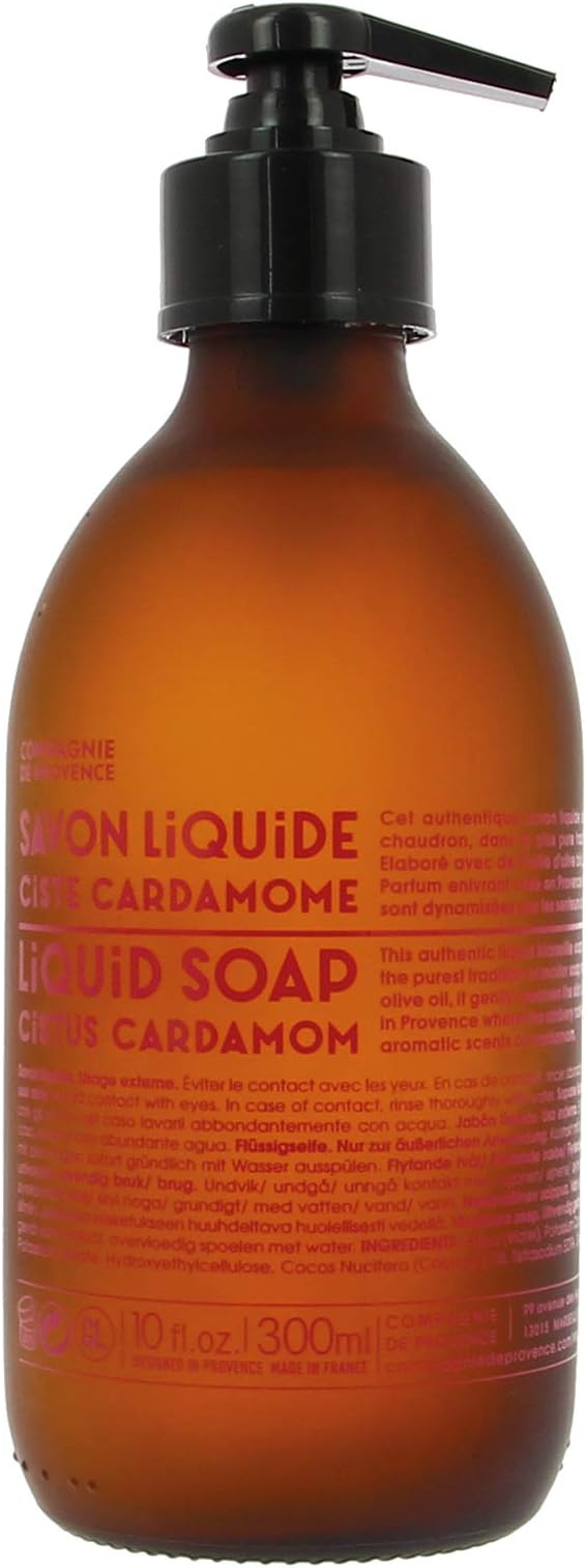 Compagnie de Provence Savon de Marseille Liquid Soap - Cistus Cardamom - 10 Fl Oz