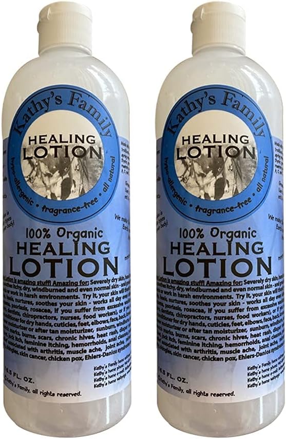 2 Kathy's Family Healing Lotion, 18 Fluid Ounce