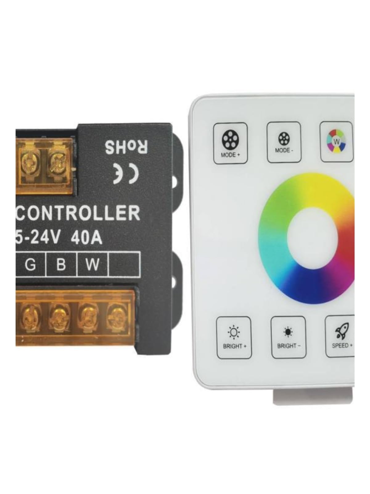 40A86 Panel Touch Dimmerschalter 5050RGBW buntes Licht mit LED-Controller Niederspannung