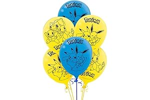 Pokemon Pikachu Birthday Latex Balloons for Kids Party Decorations