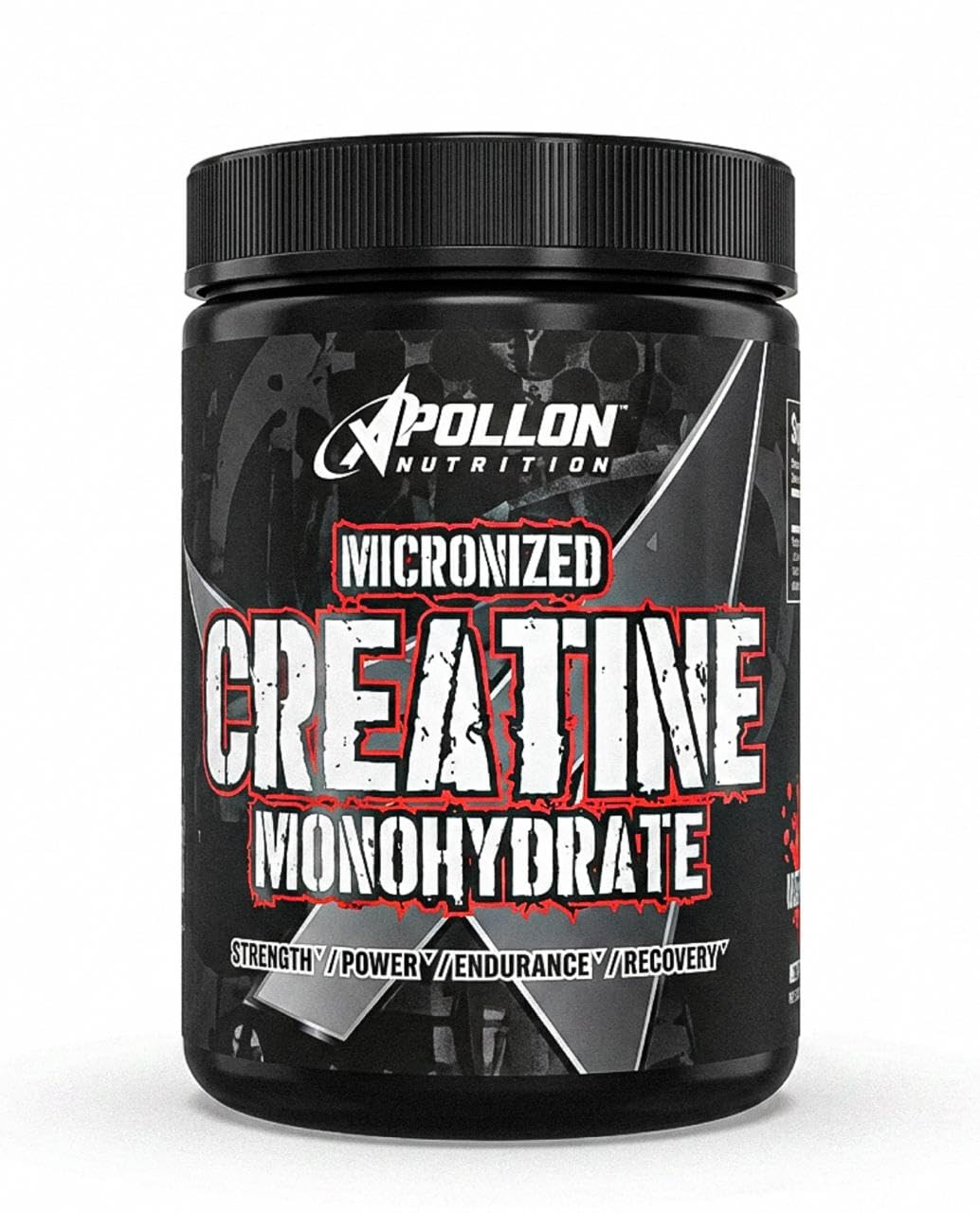 Apollon Nutrition Creatine Monohydrate | Premium Micronized Creatine for Strength, Power, Muscle Growth & Performance | Supports ATP Production & Training Recovery | 100 Servings