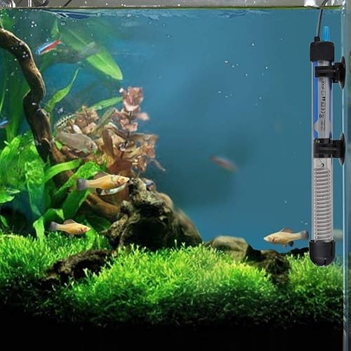 Miniatura 3 de Mylivell Calentador de acuario de 25 W, 50 W, 100 W, 200 W, 300 W, termostato automático sumergible, calentador de tanque de peces, calentador de
