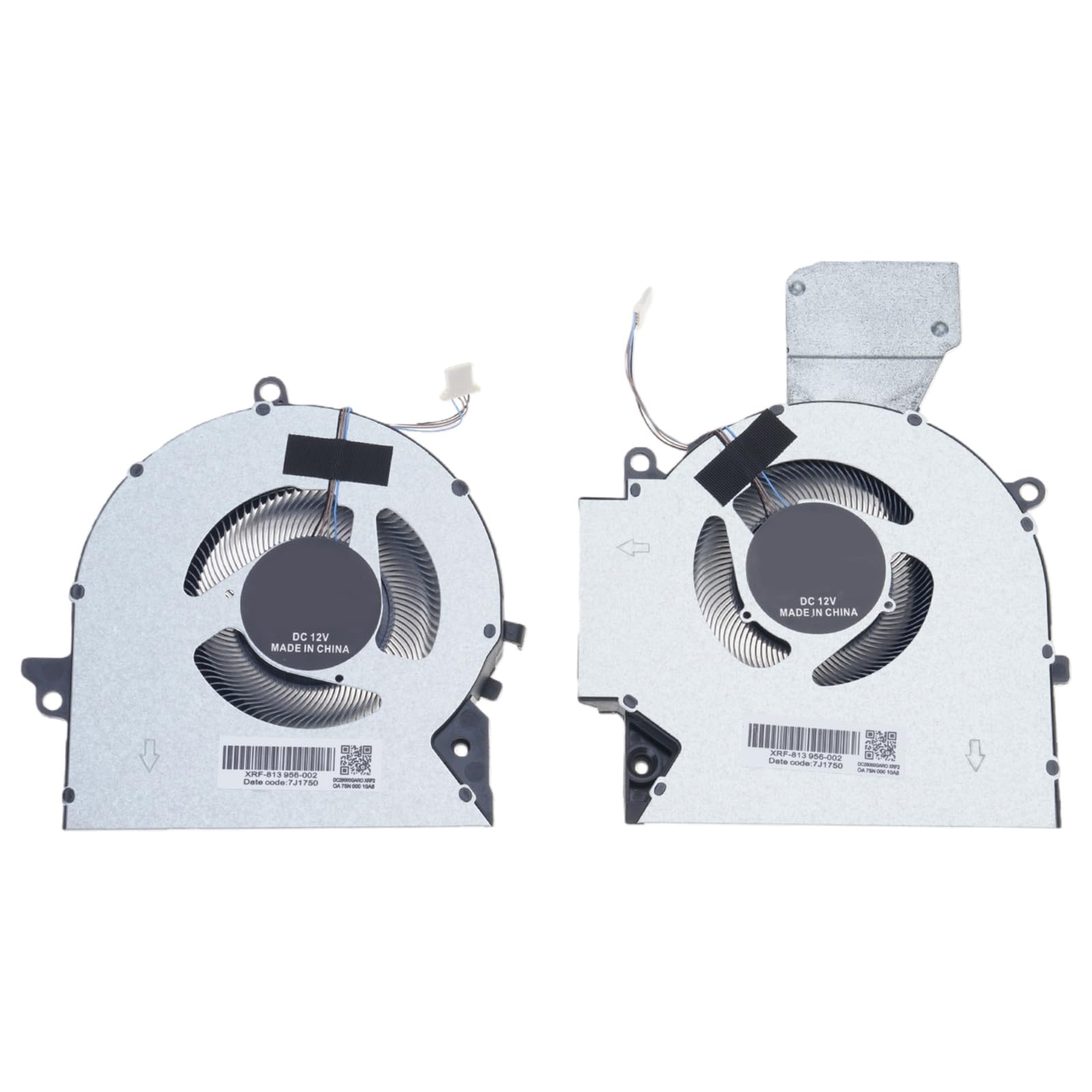 CPU GPU radiadores reemplazo portátil Tarjeta gráfica Ventilador de refrigeración para OMEN 16-B 16-C M75487-001 M75488-001 Accesorios Ventilador de refrigeración