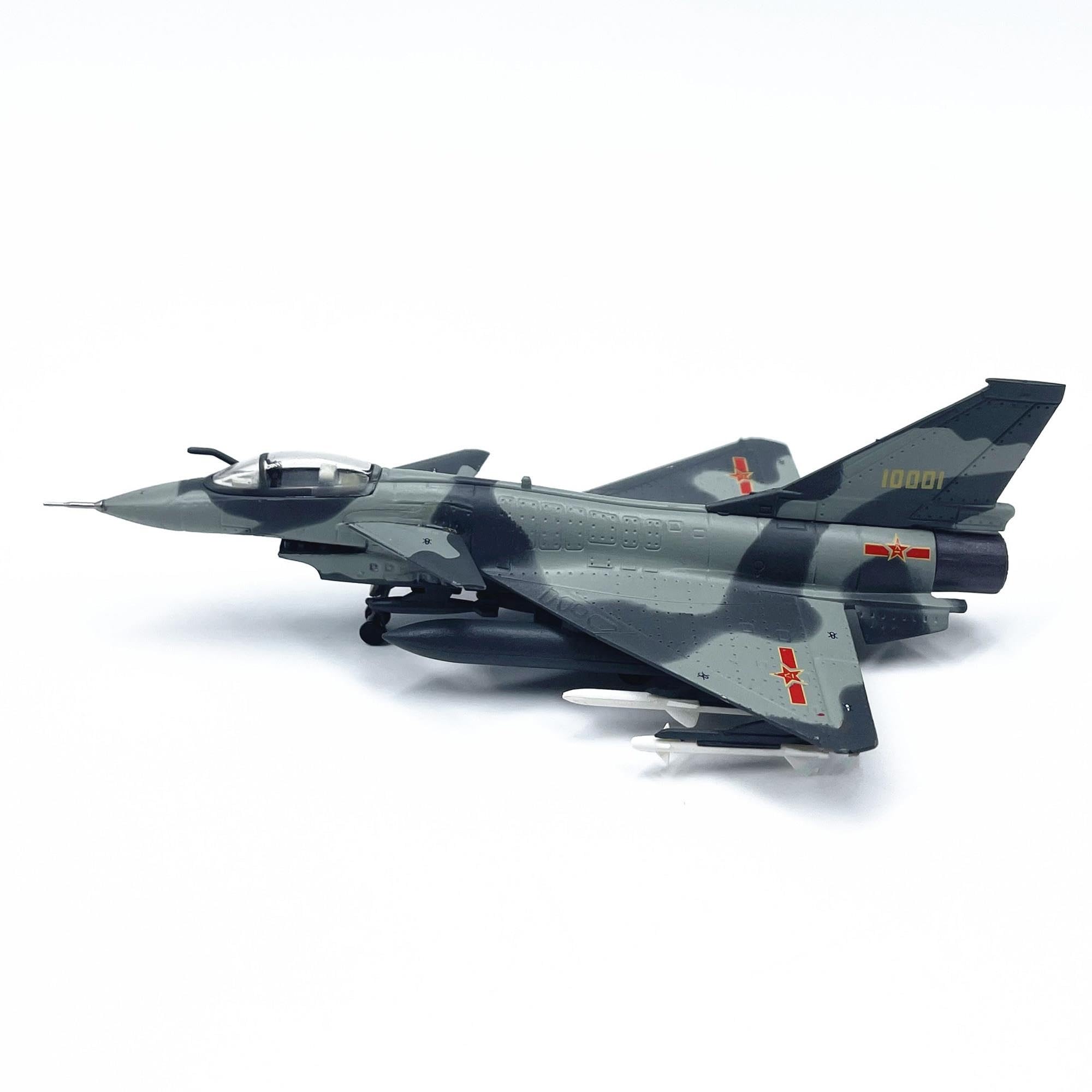 1:144 Aleación de modelo de avión de combate J-10 de China Bombarderos