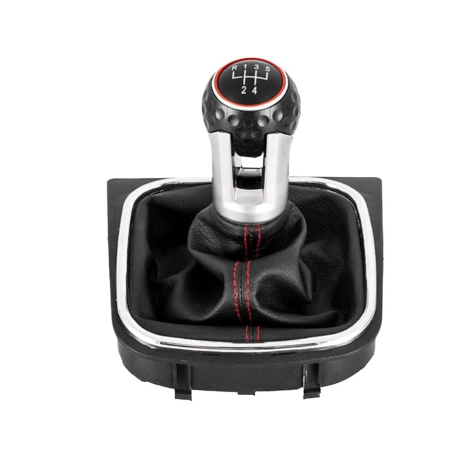 LVGVZTTGKM for VW for Golf for Jetta MK6 MK5 Shift Knob Style Leather