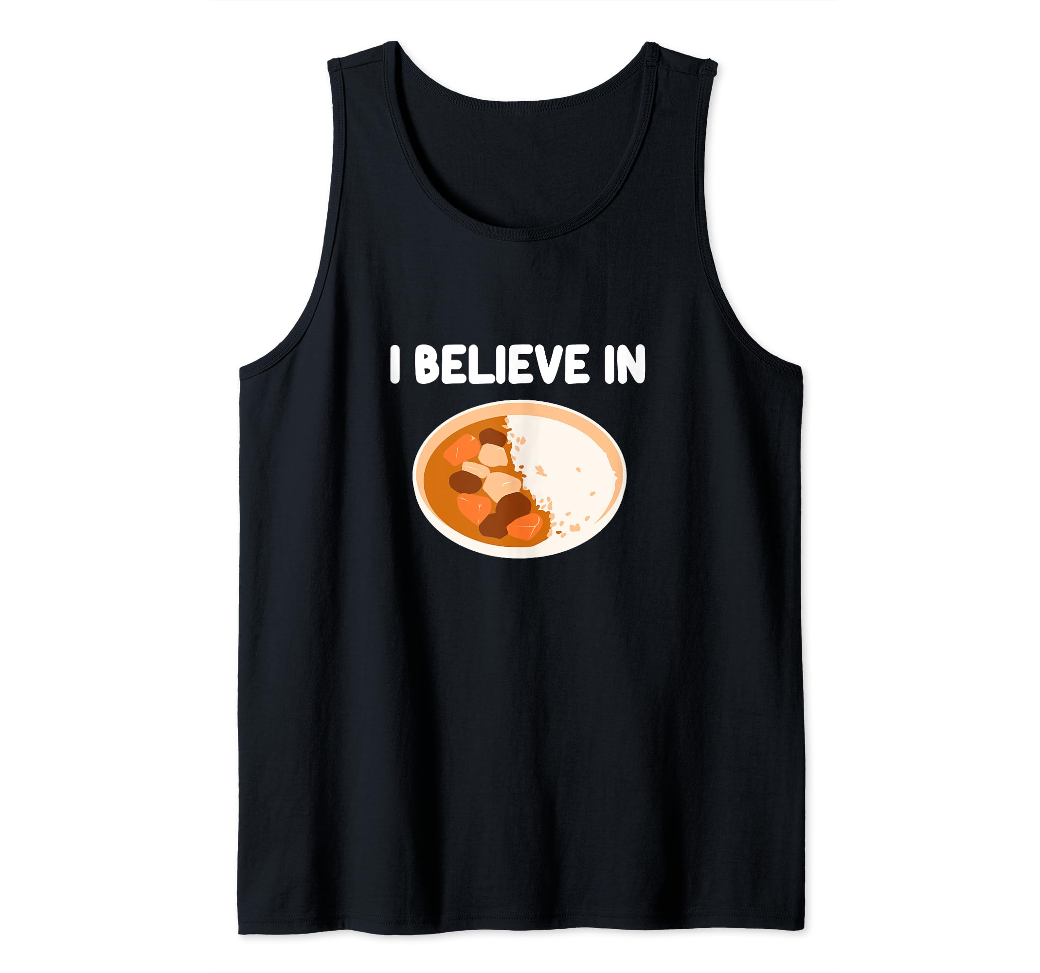 I Believe In Japanese Curry Katsu Beef Vegetables Kare Raisu Tank Top