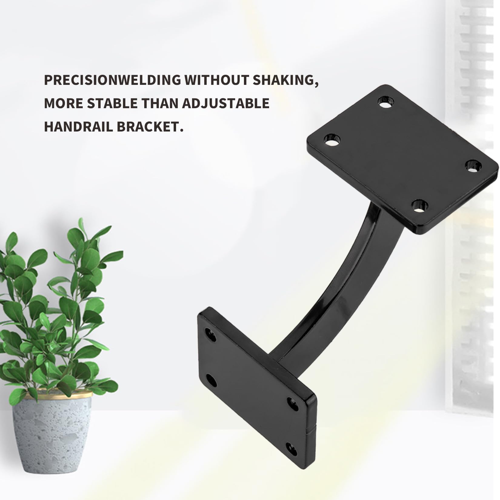 Stainless Steel Wall Mounted Stair Handrail Bracket Banister Rail - View #12