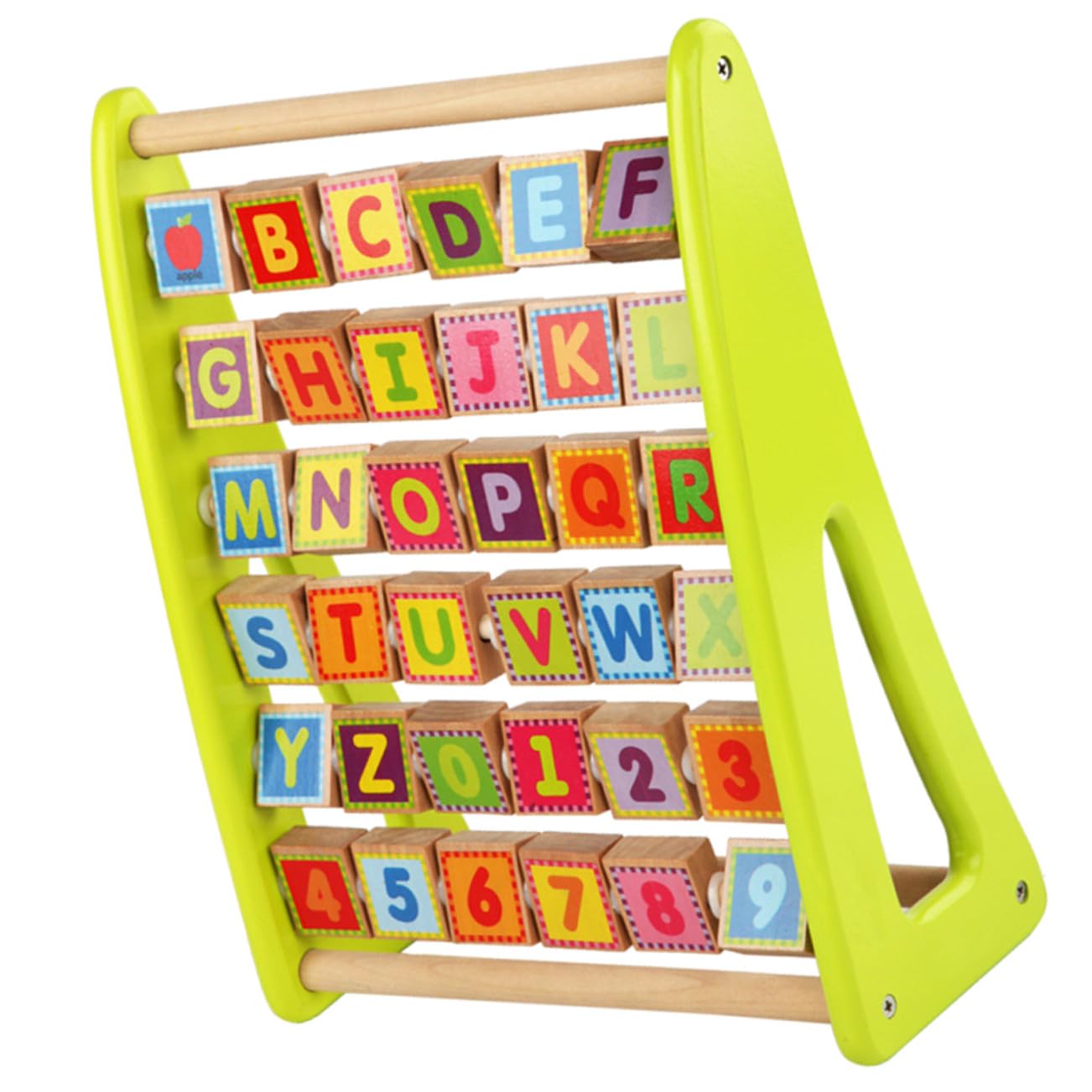 Tablero Multifuncional de Letras en Madera para Niños, Juguete Educativo Seguro el Desarrollo Cognitivo, Adecuado para Aprendizaje Temprano y Juegos de Mesa