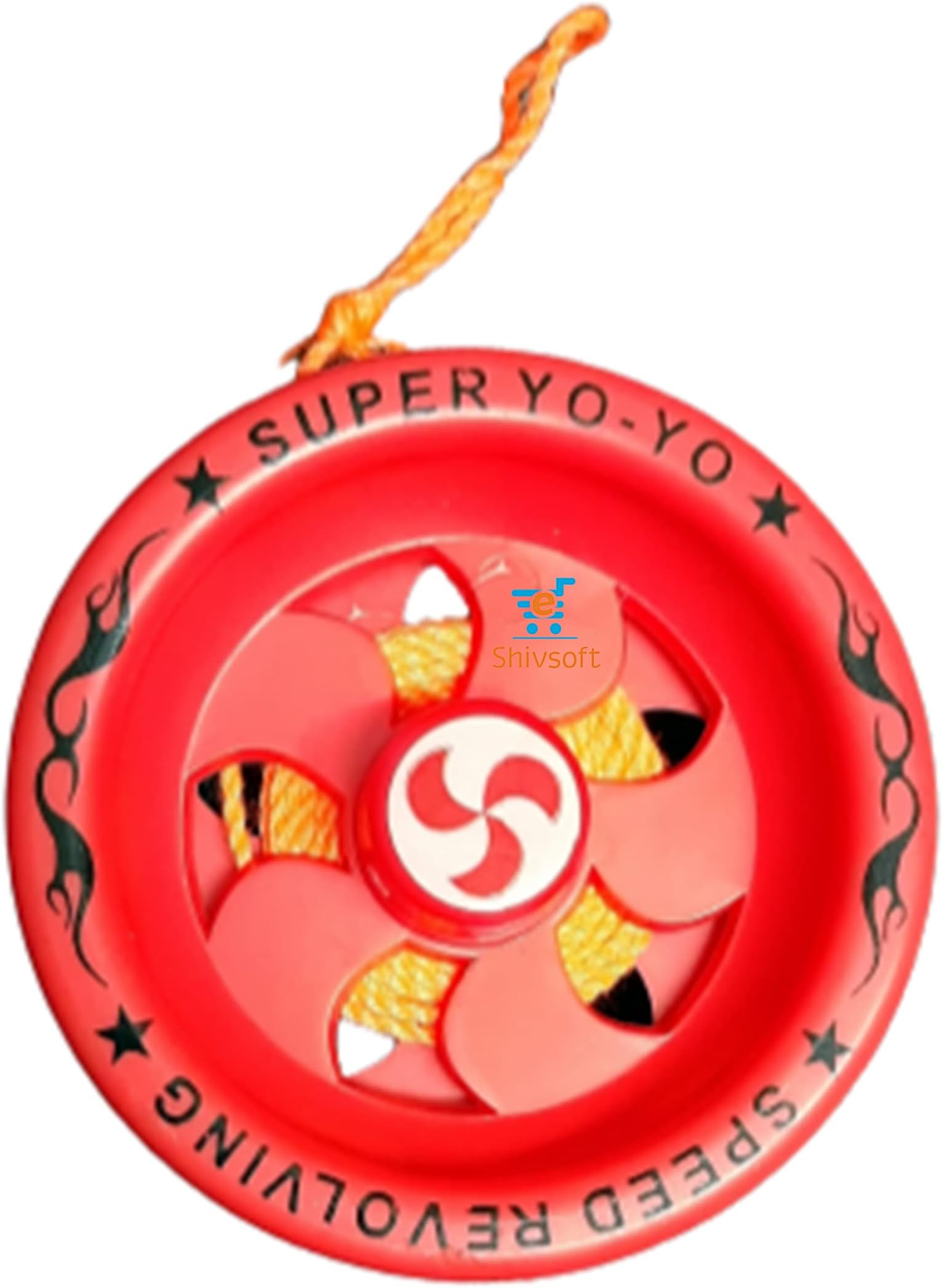 Shivsoft ® Fine Quality high Speed Plastic YoYo Spinner Toy (1 pcs) (Color May Vary) Make in India