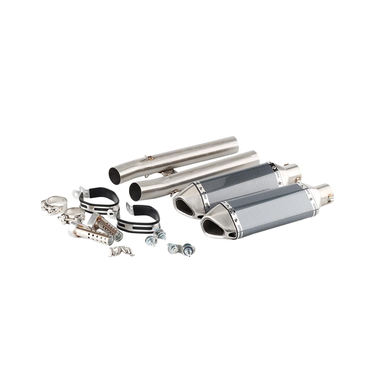 Exhaust Muffler With Mid Link Pipe System Slip-on For Honda For CBR1100XX For Blackbird 1996 To 2016 Escape,Heavy Duty