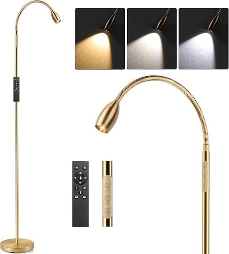 72-Inch Adjustable LED Reading Floor Lamp