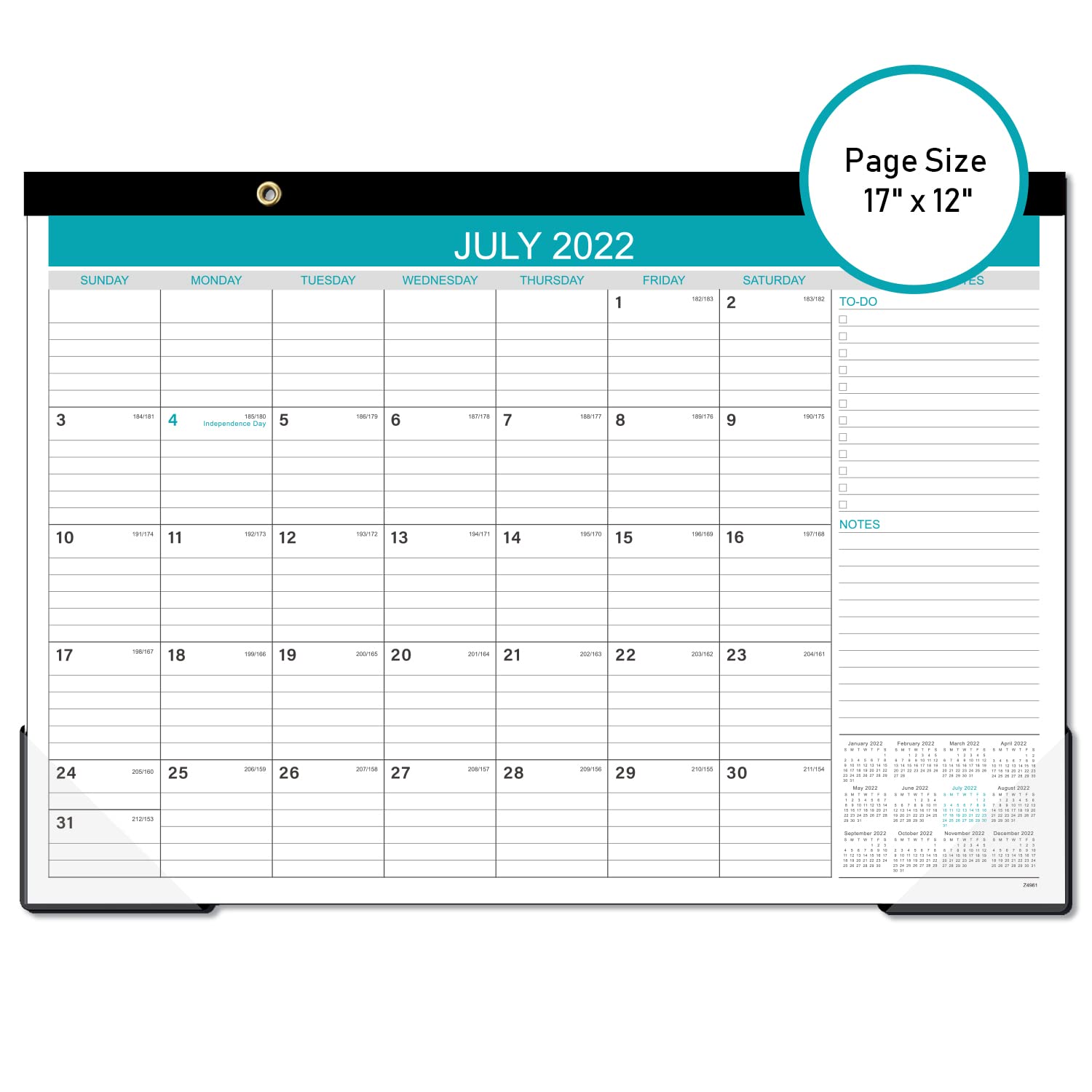 Buy Desk Calendar 20222023 18 Monthly Desk/Wall Calendar, July 2022