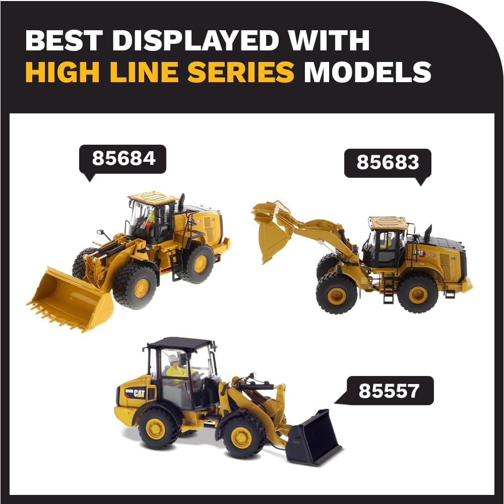 Diecast Masters 1:50 Scale Caterpillar 982 XE Wheel Loader | High Line Series Cat Trucks & Construction Equipment Model 85685