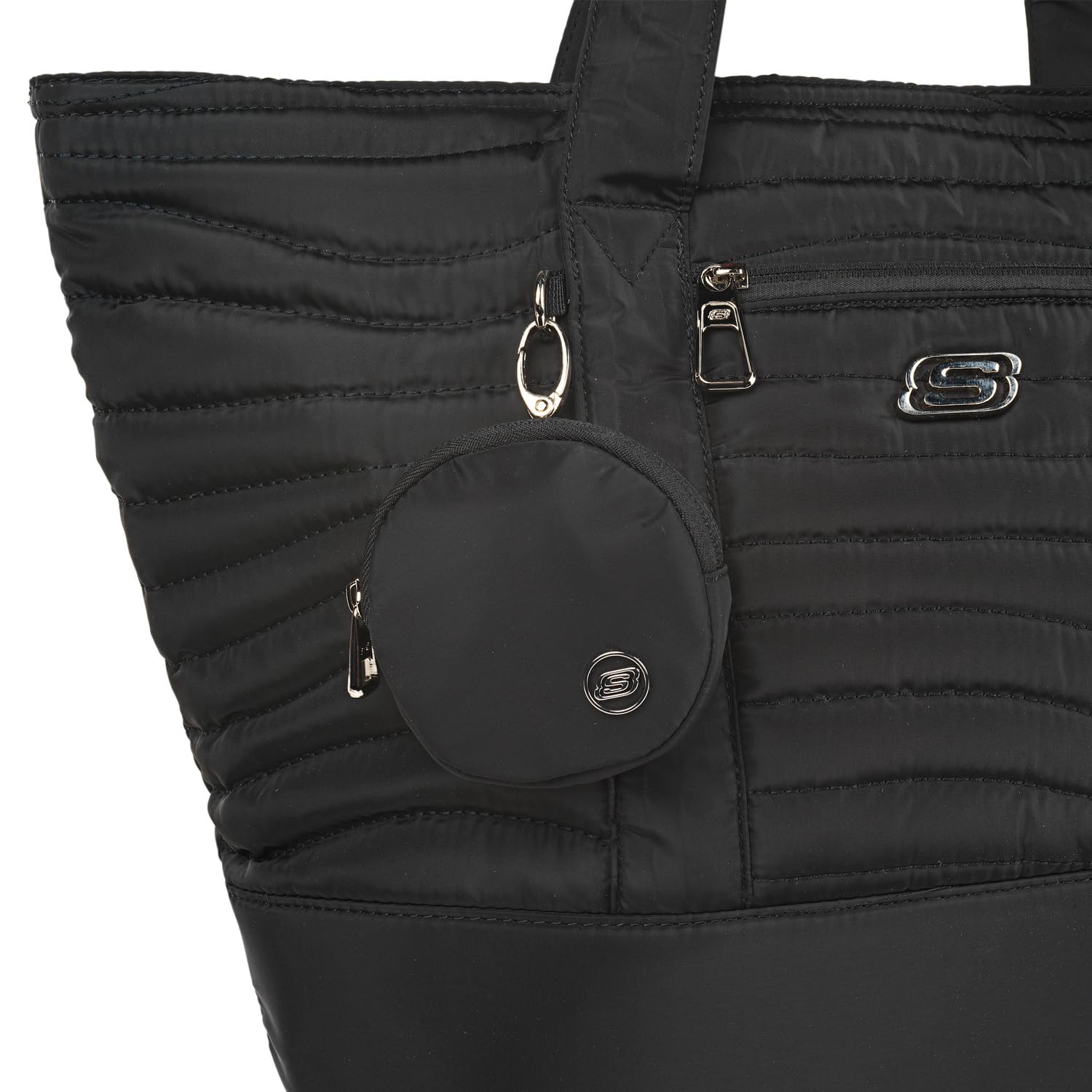 Skechers - Bolso Shopper Mujer Espacioso y Elegante Bolso Hombro Mujer Casu