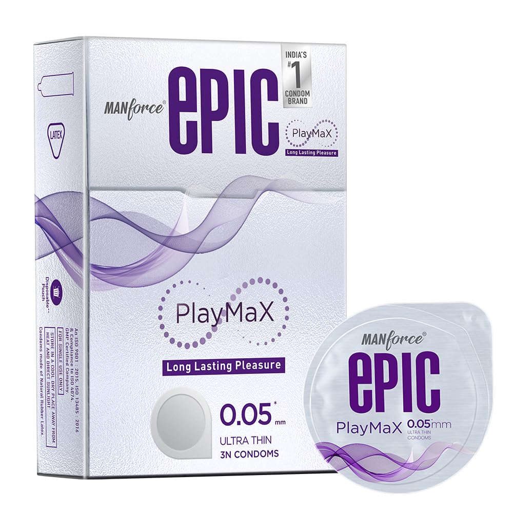Manforce Epic Playmax Climax Delay Ultra Thin Condom | 3N-image-27