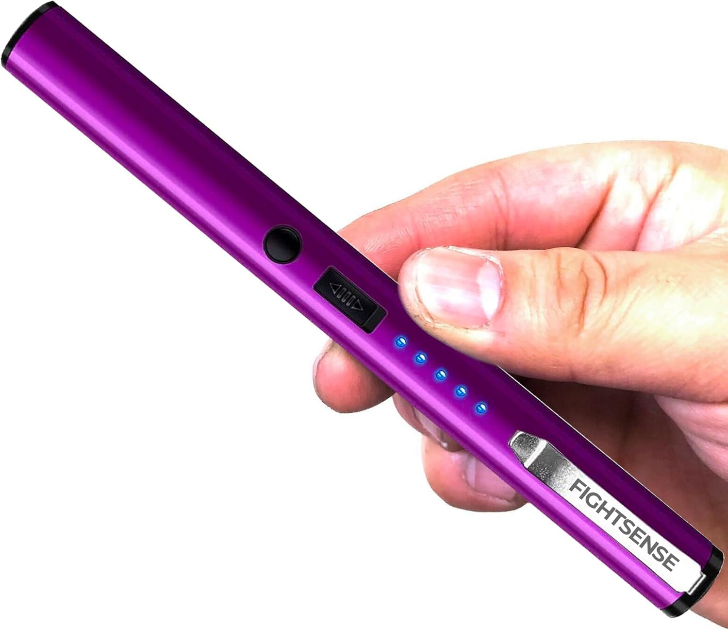 FIGHTSENSE Pen Stun Gun for Self Defense Battery Life Indicator, Belt Clip, Pen Flashlight stun Gun for Women self Defense FIGHTSENSE Pen Stun Gun for Self Defense Battery Life Indicator, Belt Clip, Pen Flashlight stun Gun for Women self Defense