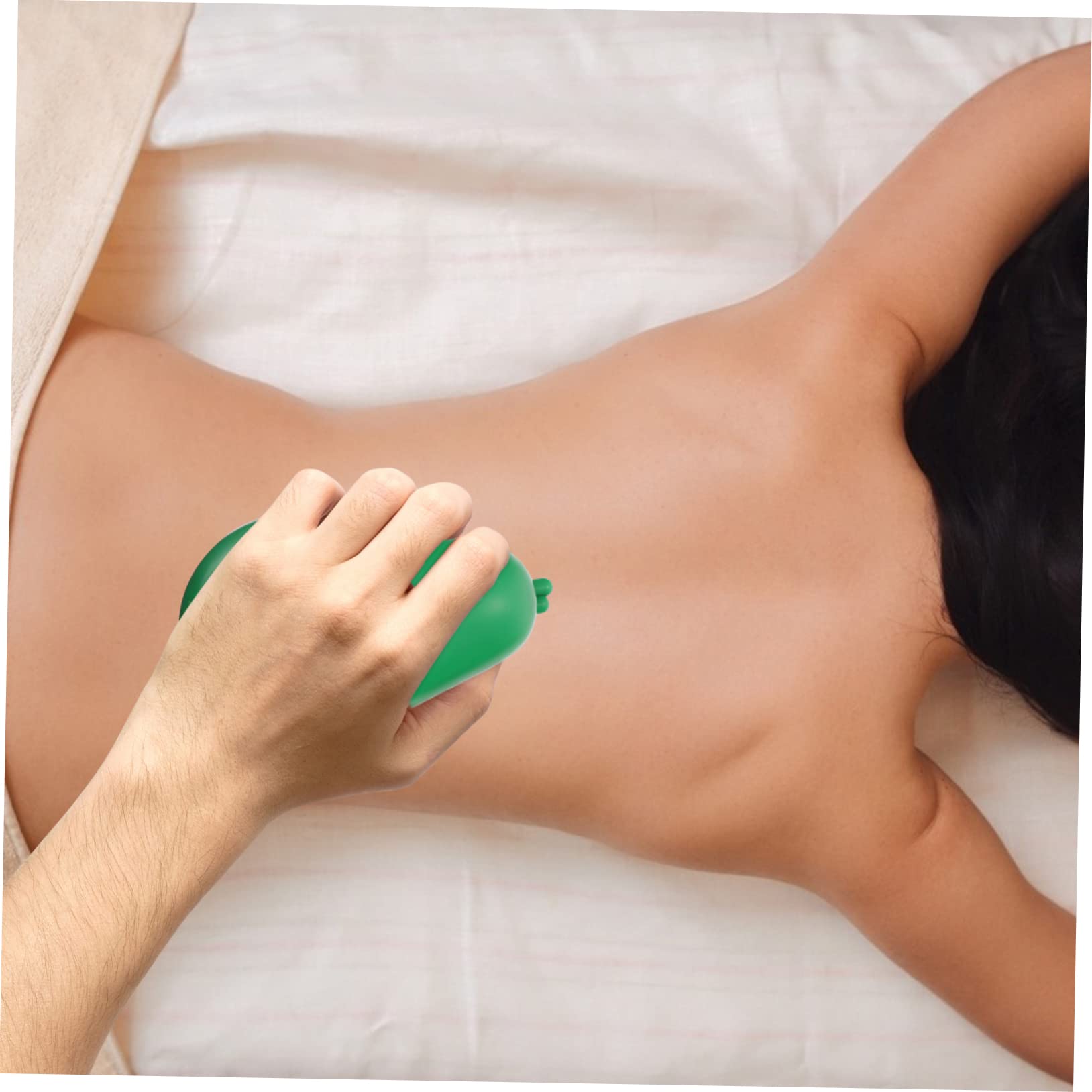 FOMIYES 2 Pcs Massage Ball Avocado Shaped Massage Tool Birthday Body Massager Body Massaging Tool Body Massage Roller Handheld Body Massage Device Body Care Massager