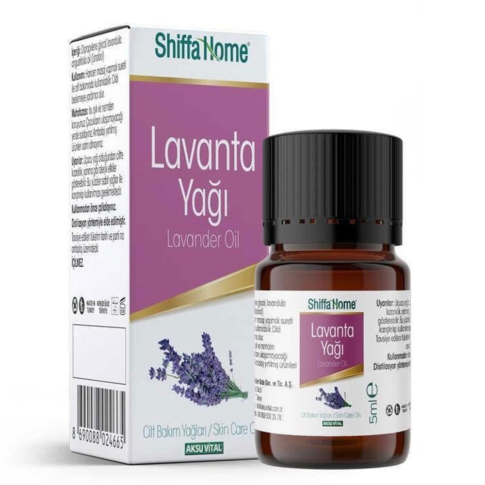 Shiffa Home Lavanta Yağı 5 Ml | Saf ve Doğal Uçucu Yağ, Aromaterapi ve Cilt Bakımı İçin | Yara ve Yanık İyileştirici, Sakinleştirici ve Rahatlatıcı Etki