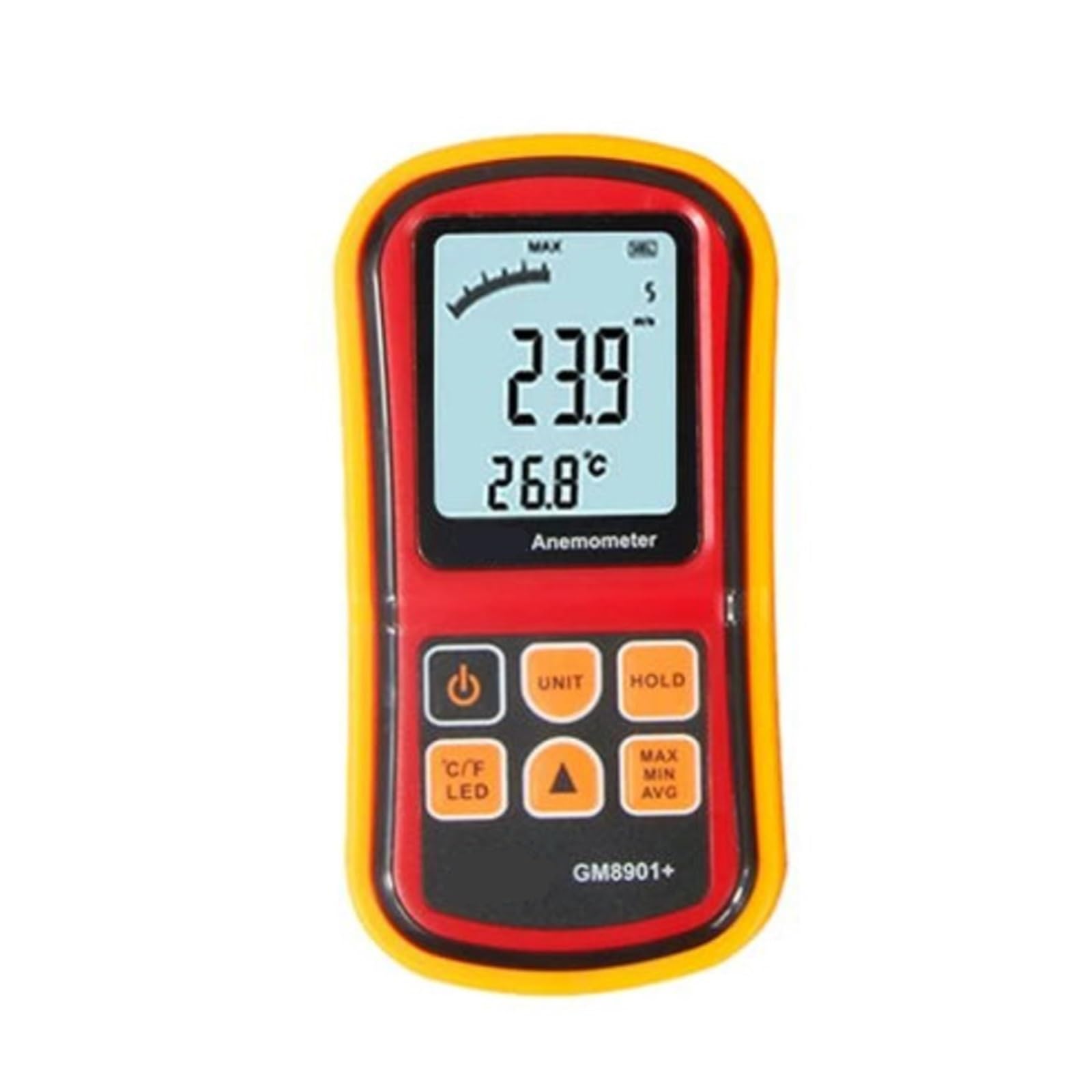 GM8901 GM8902 medición digital de la velocidad del viento temperatura ambiente 0-45 M/S anemómetro(GM8902 Plus)