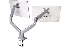 Kensington SmartFit Easy Riser Go Monitor Arm One-Touch Height Adjustable, K72327US, Grey