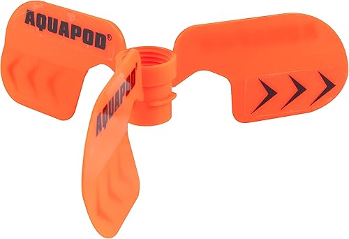 Miniatura 9 de Aletas curvadas de cohete de agua (2 unidades)  Compatible con cualquier botella de 2 litros  Hace que la botella se espiral en el aire  Divertido