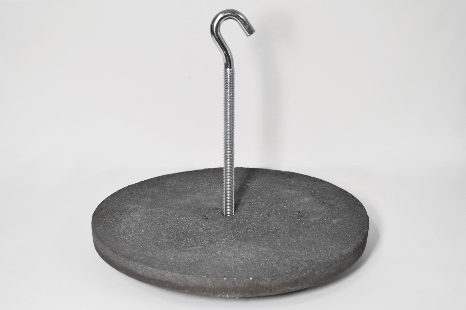 SEZAM Deflector de chimenea con soporte para horno, placa deflectora de hierro fundido para caldera de 17,5/20/30 cm (30 cm – CA152B)