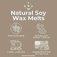 Vista 4 de Monkey Farts - Cera vegana vertida a mano fuertemente perfumada, 12 cubos de cera perfumada, 6.4 onzas en 2 paquetes de 6