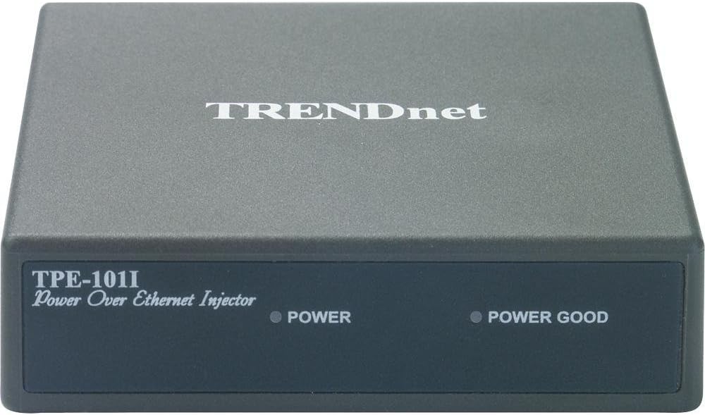 Power Over Ethernet (PoE) Injector TPE-101I (Black)