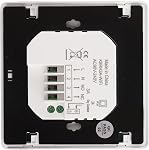 EVGATSAUTO Smart Thermostat LCD Screen Programmable Thermostat AC 90 to 240V Color Display 41 X 86 X 86mm 41 to 140°F Temperature Setting for Home Office Hotel Shopping Mall Heating (#1)