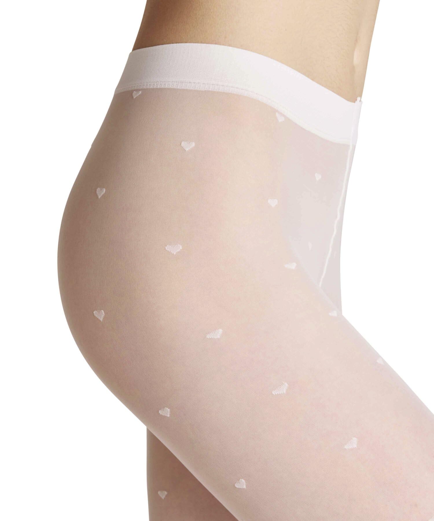 FALKE x Kaviar Gauche Strumpfhose | mit romantischer Herzchenmusterung