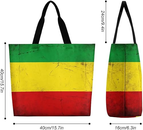 Vista 39 de Grocery Tote Bag, Casual Shopping Bags, Large Machine Washable Shoulder Bag, Reusable Shopping Handbags for Women