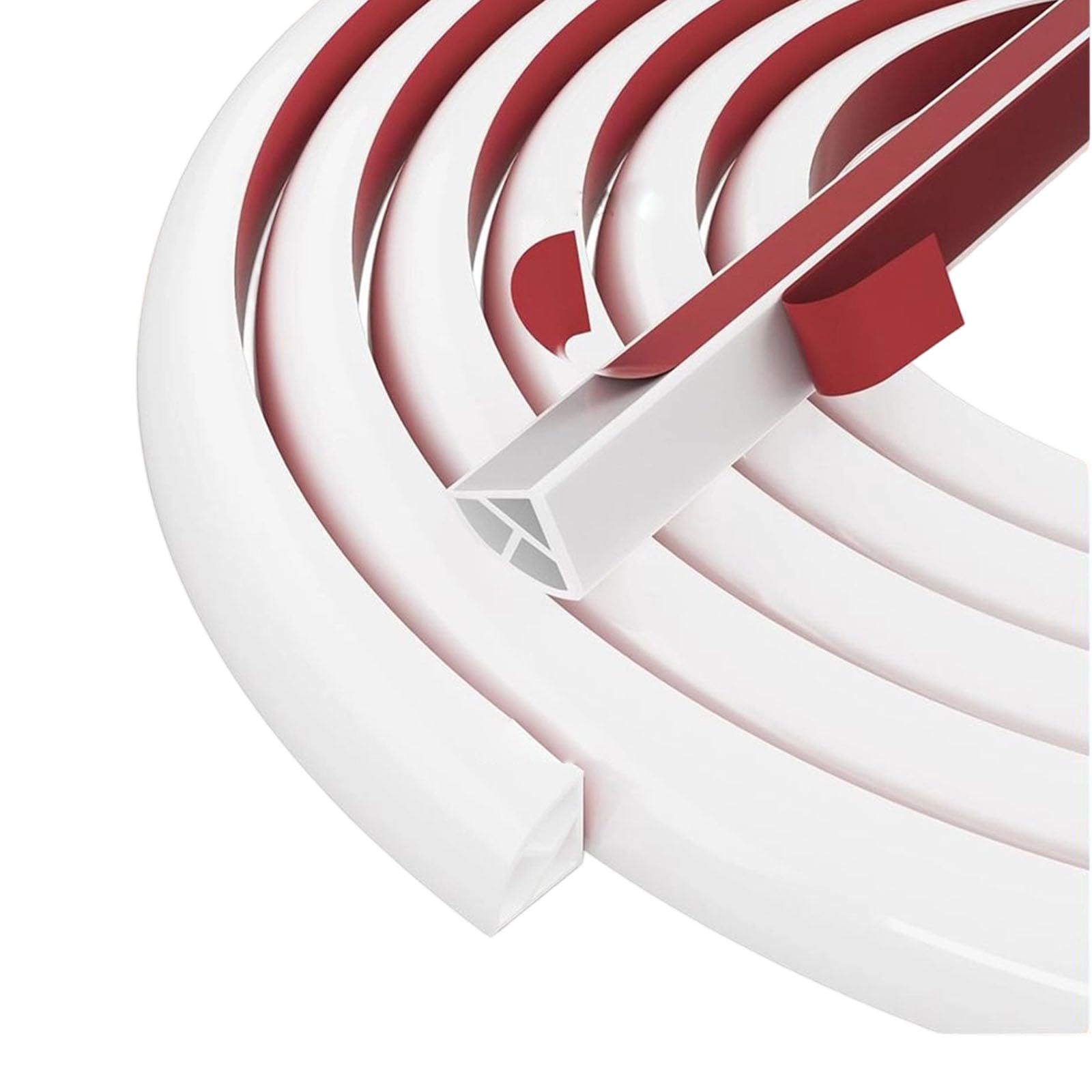 3M Silicone Flexible Quarter Round Decorative Trim Adhesive Corner Moulding Home Wall Furniture Stickers